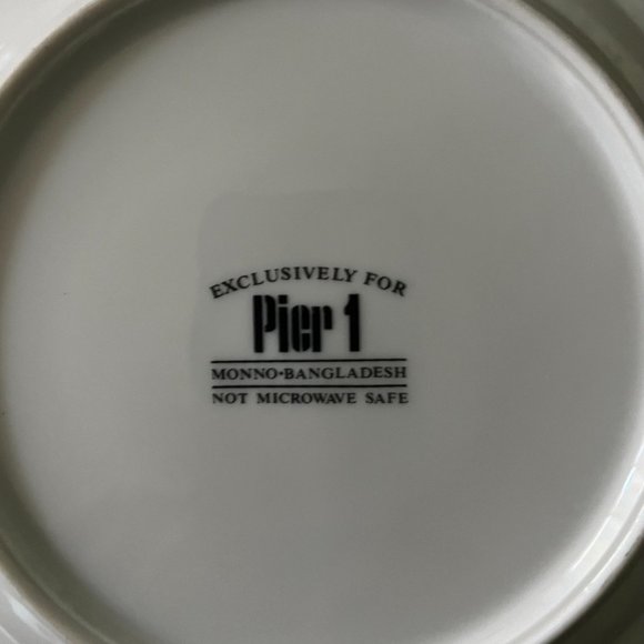 4 - Pier One Imports “Monno-Bangladesh” Luncheon/Dessert Plates 7 ¾” - Picture 6 of 11